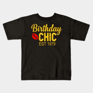 Birthday chic Est 1979 Kids T-Shirt